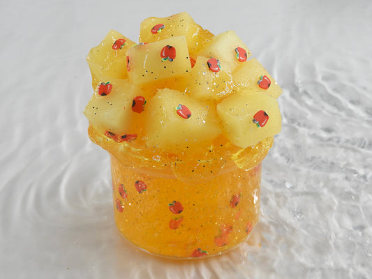 Slime "Apple pie cubes"