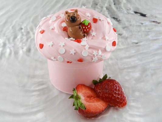 Slime "Strawberry mousse"