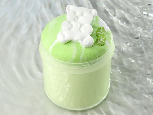 DIY Clay Slime "I love u very matcha"