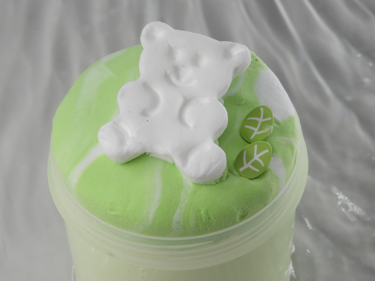 DIY Clay Slime "I love u very matcha"