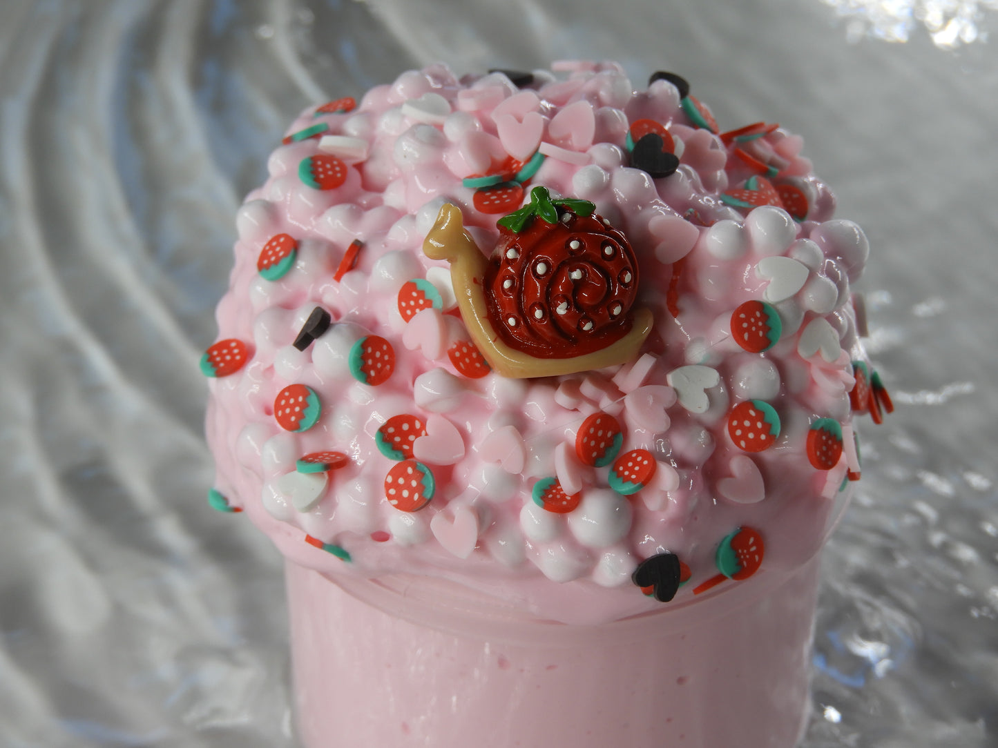 Slime "Strawberry bubbles"