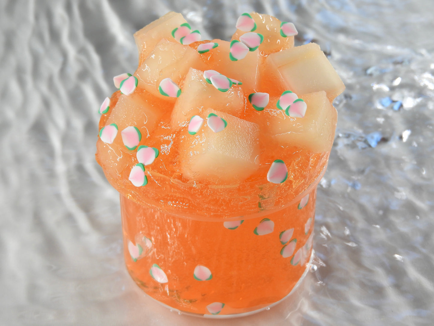 Slime "Peach Cubes"