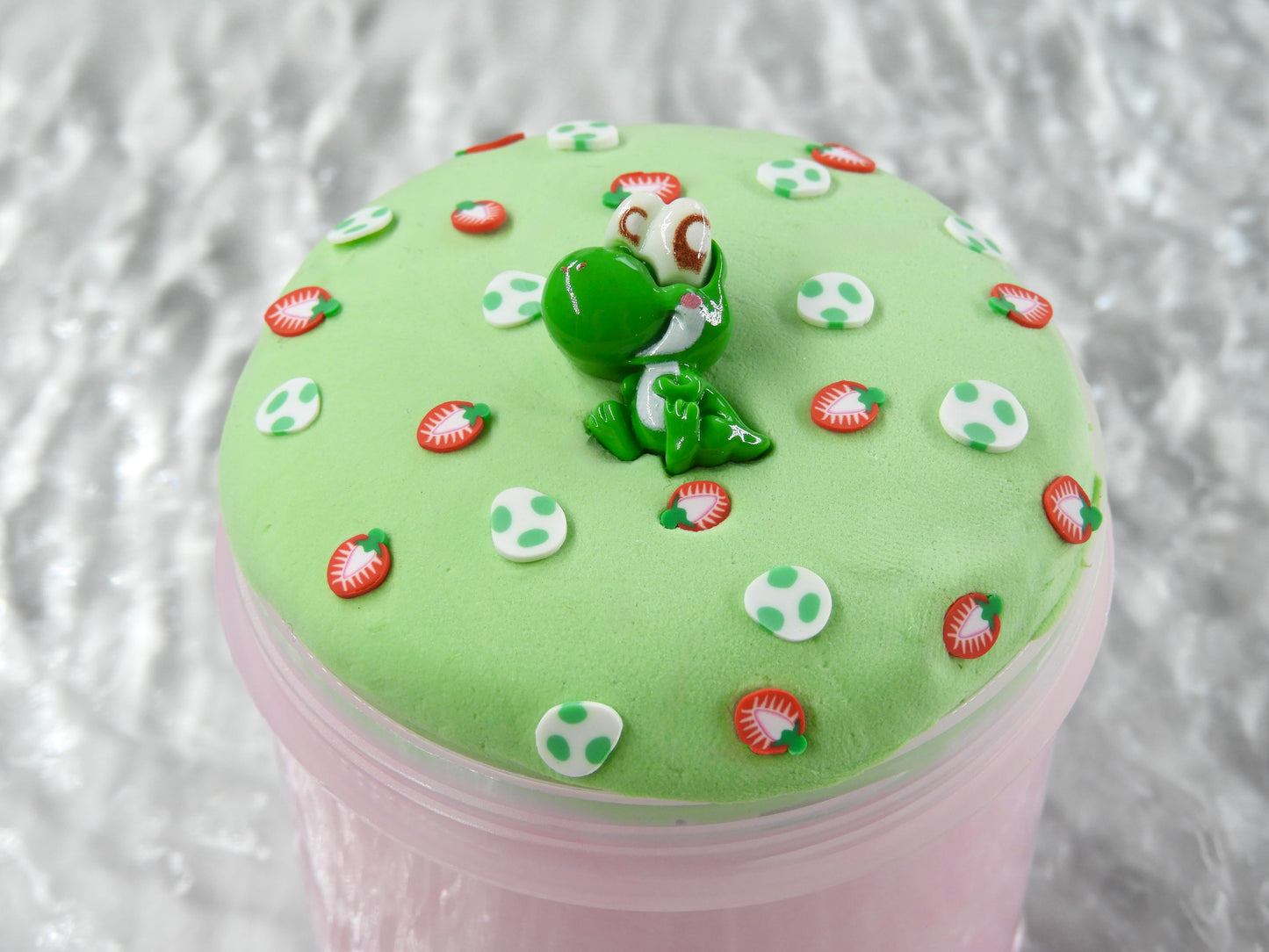 DIY Clay Slime "Strawberry yotcha"