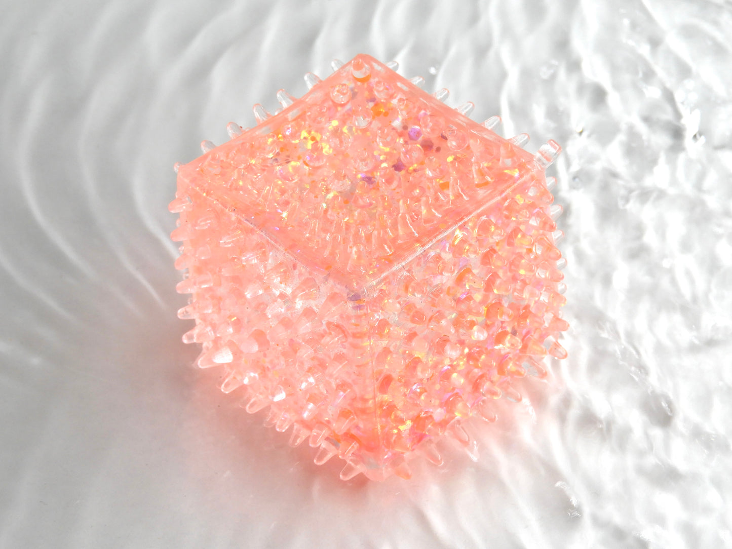 Squeezie "textured cube" / anti-stress kneading balls