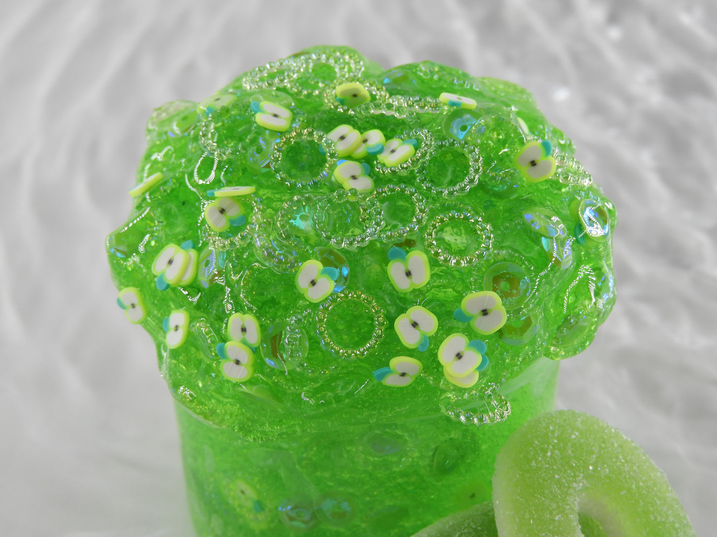 Slime "Sour apple rings"