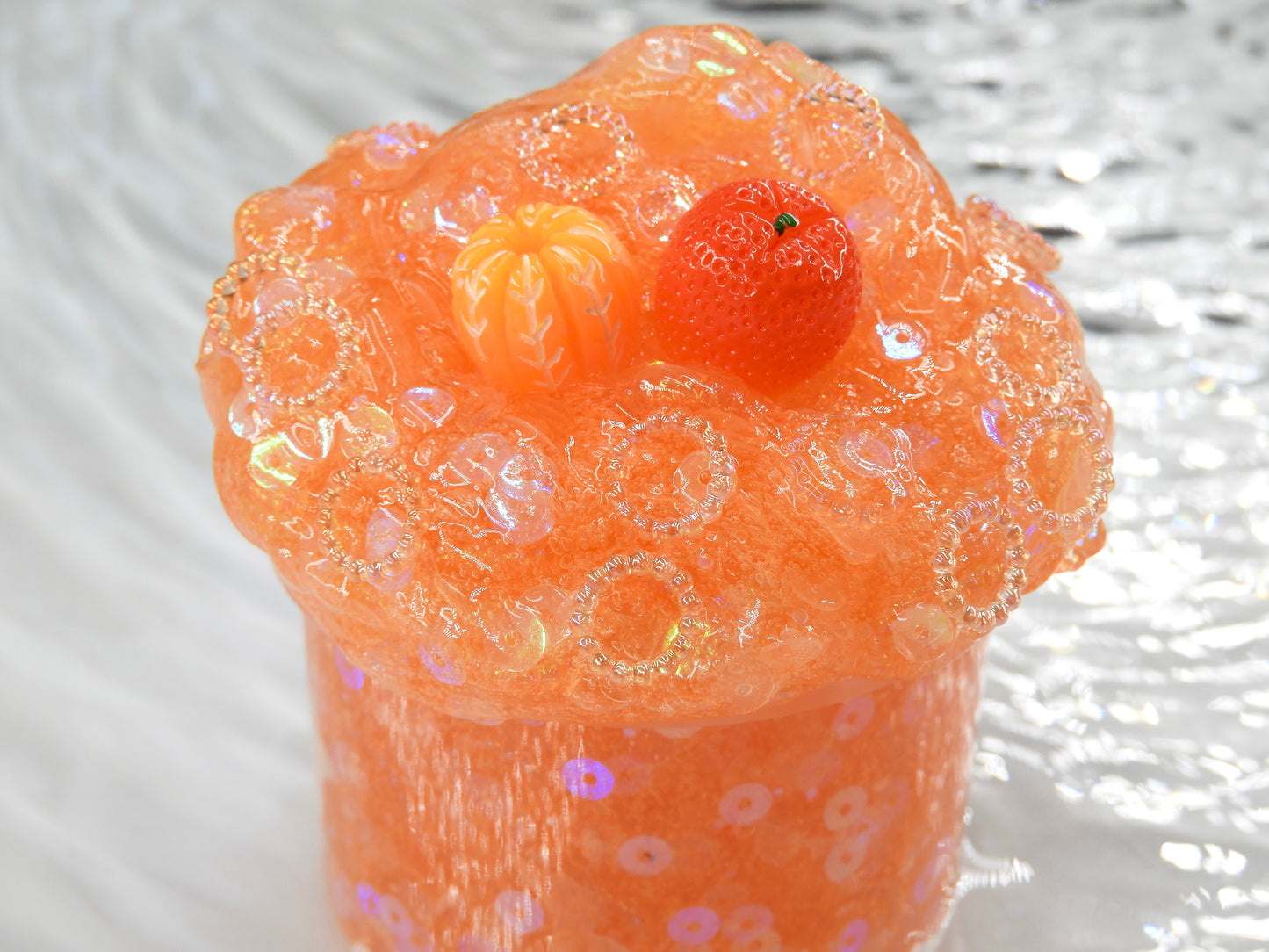 Slime "Tangerine crunch"