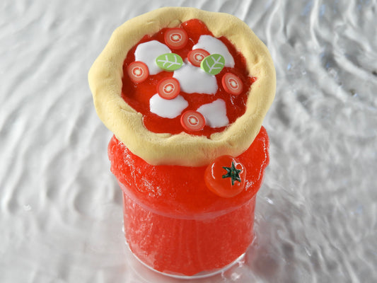 DIY Clay Slime "Pizza in Italy"