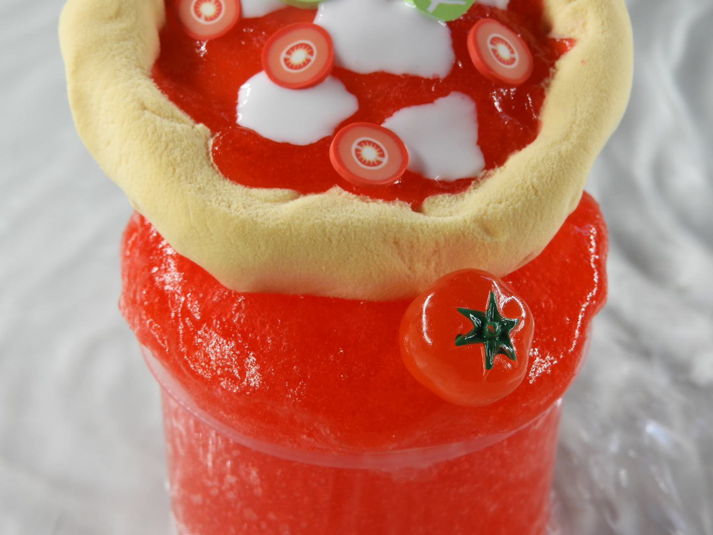DIY Clay Slime "Pizza in Italy"
