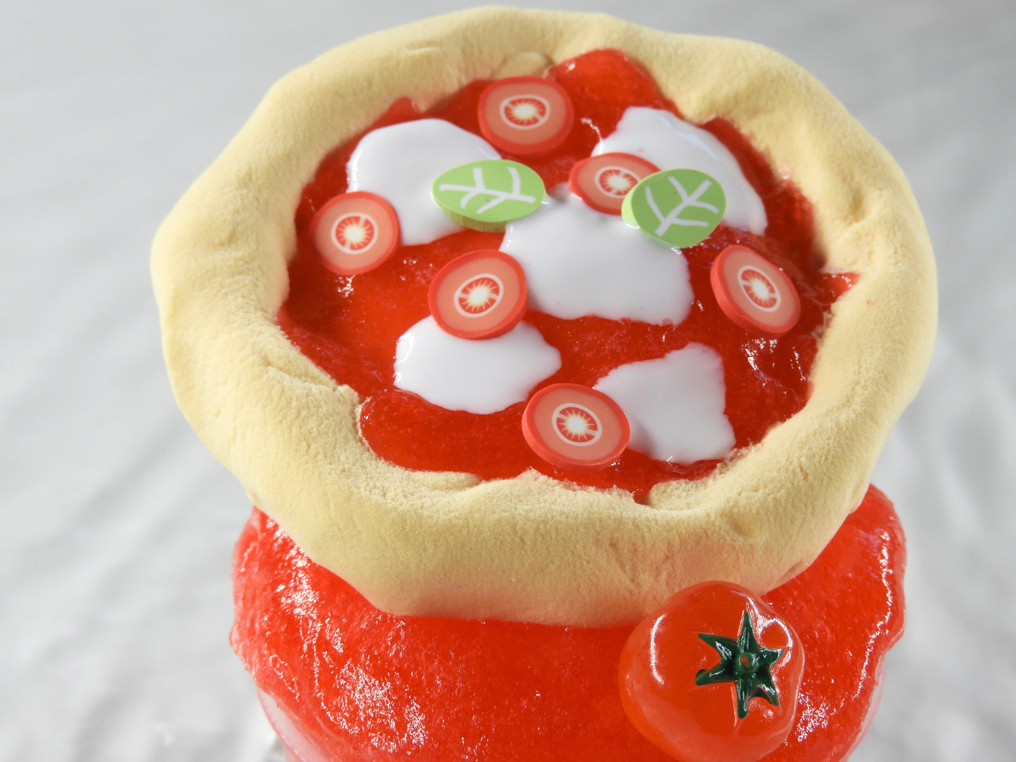 DIY Clay Slime "Pizza in Italy"
