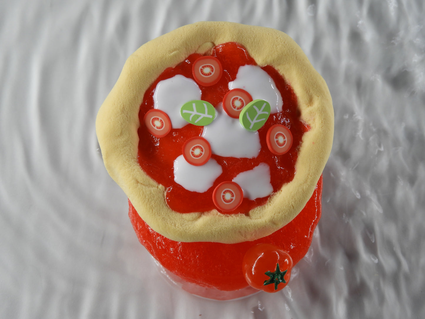 DIY Clay Slime "Pizza in Italy"