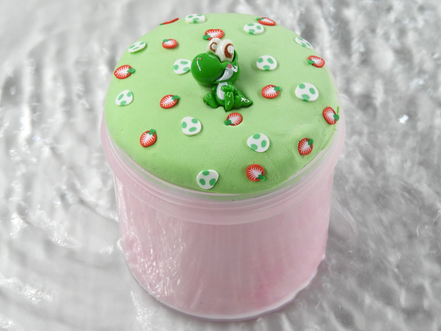 DIY Clay Slime "Strawberry yotcha"