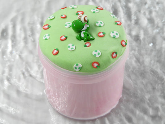DIY Clay Slime "Strawberry yotcha"