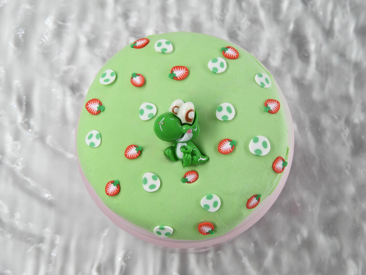 DIY Clay Slime "Strawberry yotcha"