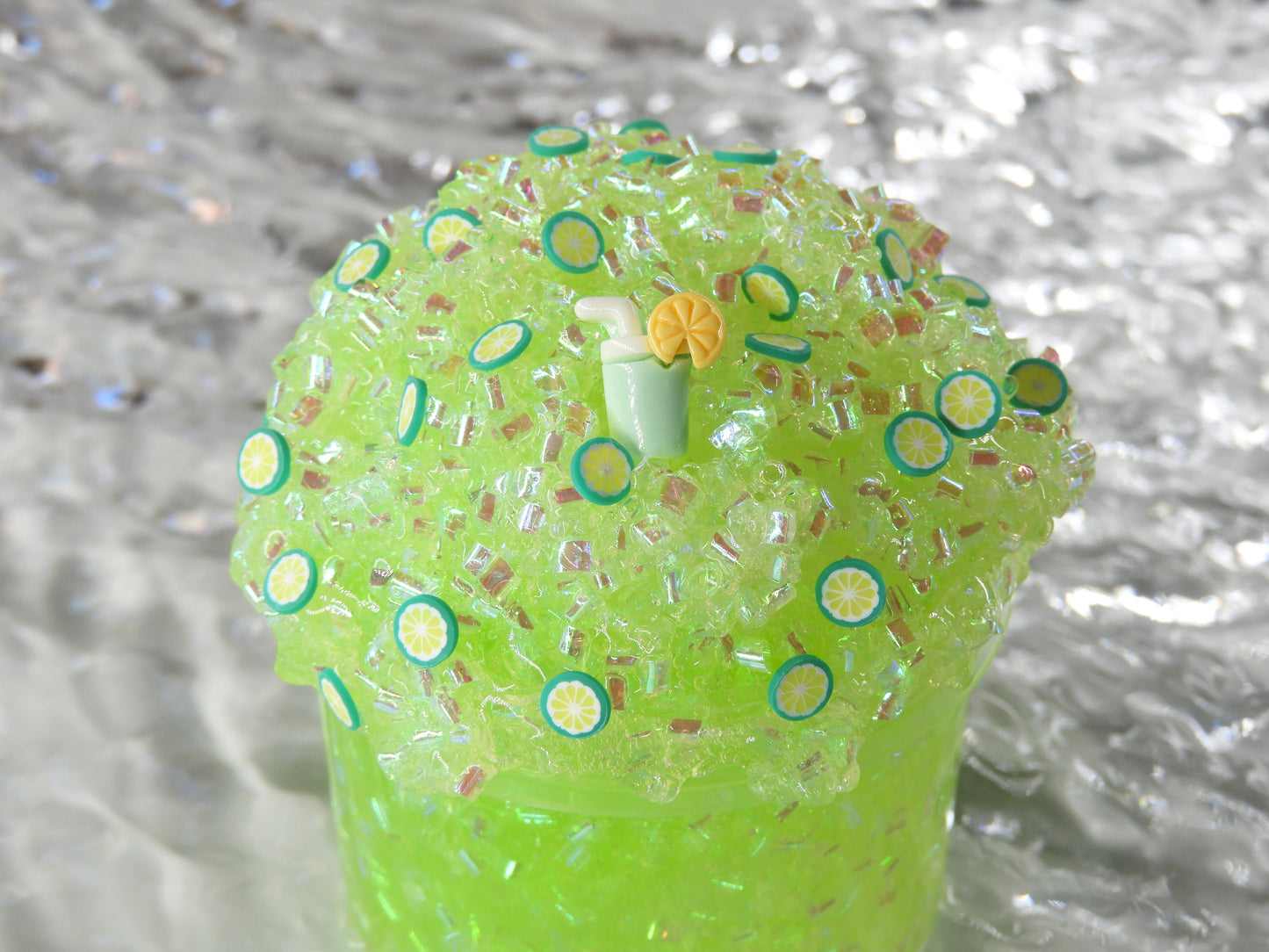 Slime „Mojito Glimmer“