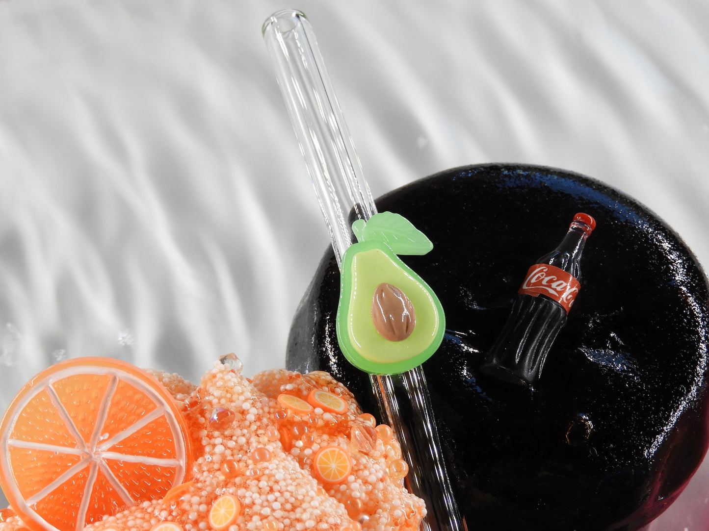 Summer drinks Set (7 Slimes + 1 Strohhalm)
