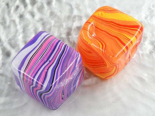 Squeezie "Marble Cube" /Anti Stress Knetball
