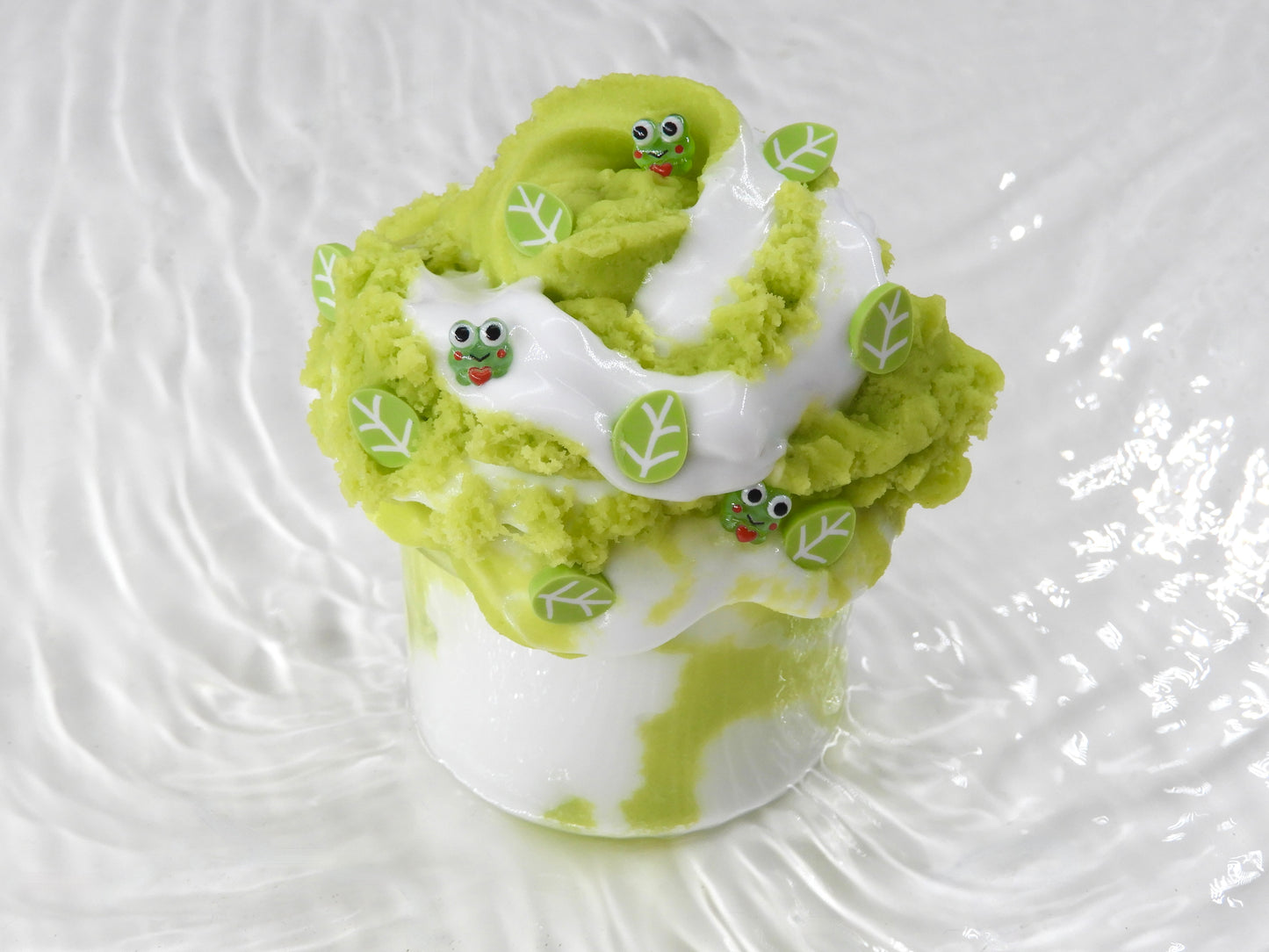 Slime "McFroggy Sundae" Avocadoslimeez Slime "McFroggy Sundae" Avocadoslimeez