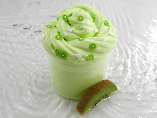 Slime "Fluffy Kiwi Mousse"