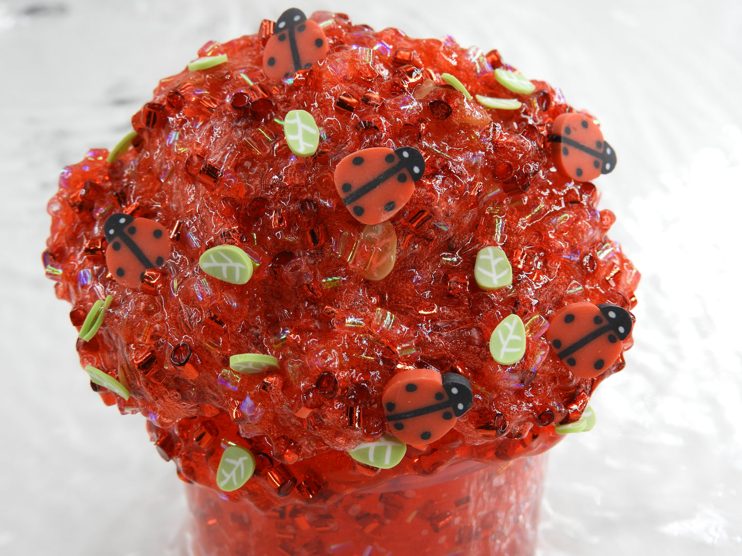Slime "Ladybug Sparkle"