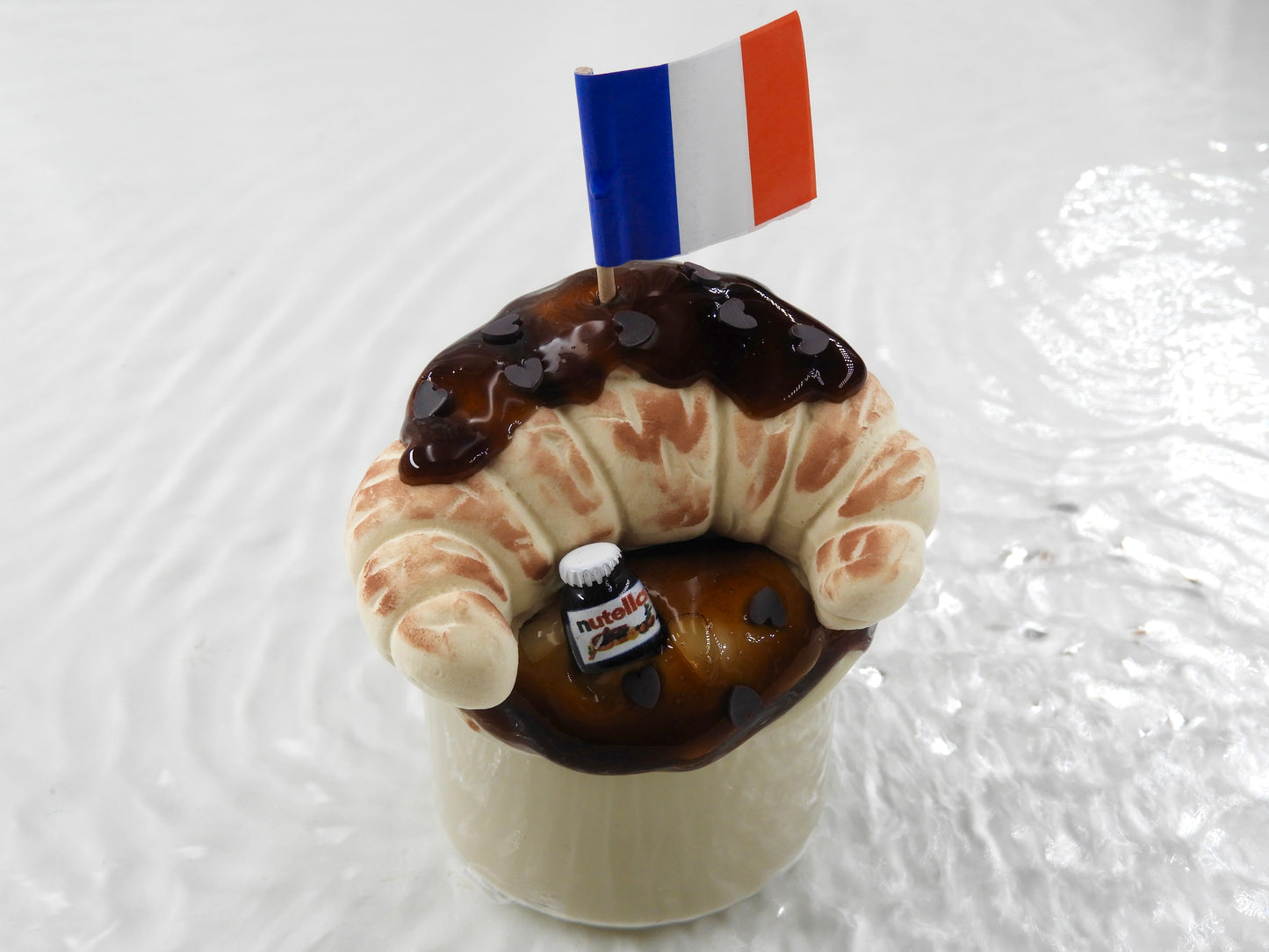 DIY Clay Slime "Croissant in Paris"