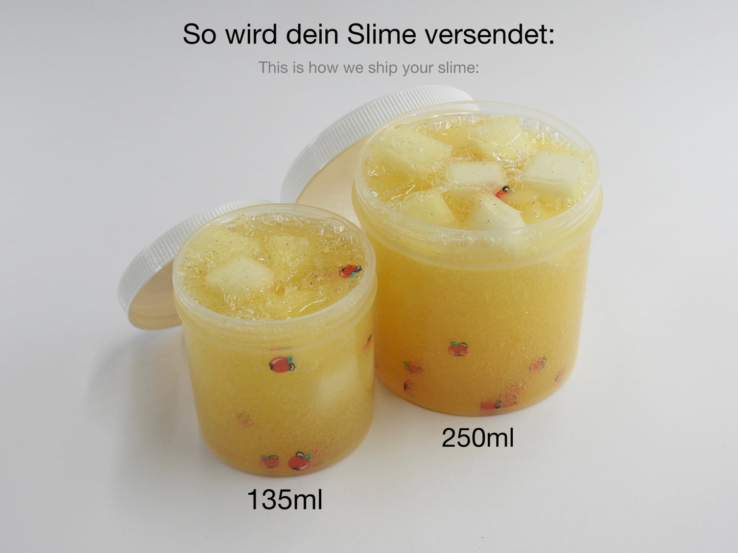 Slime "Apple pie cubes"