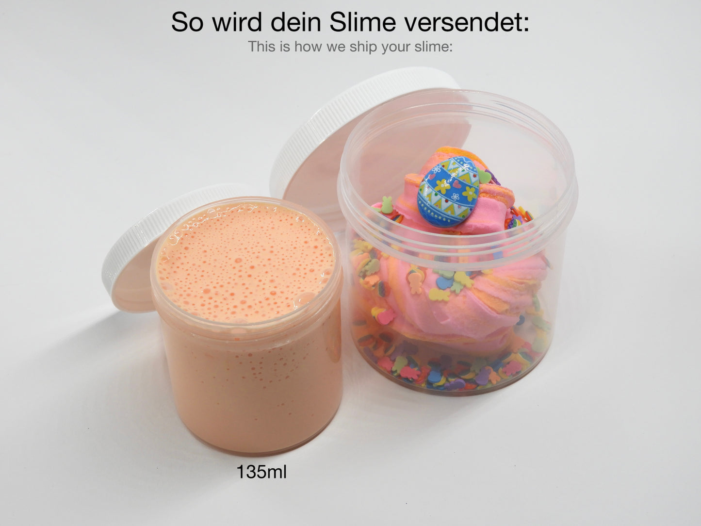DIY Clay Slime "Easter milkshake"