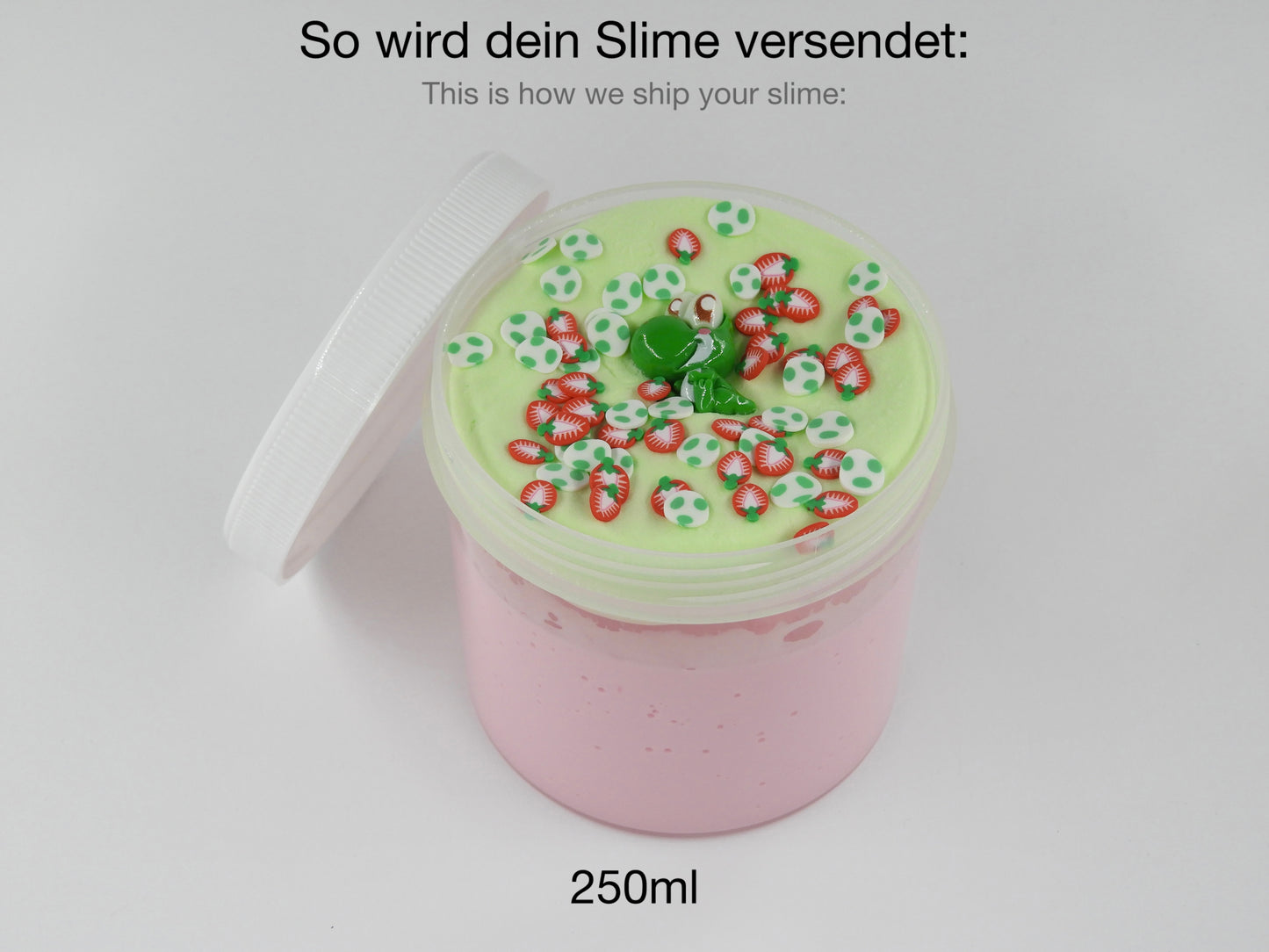DIY Clay Slime "Strawberry yotcha"