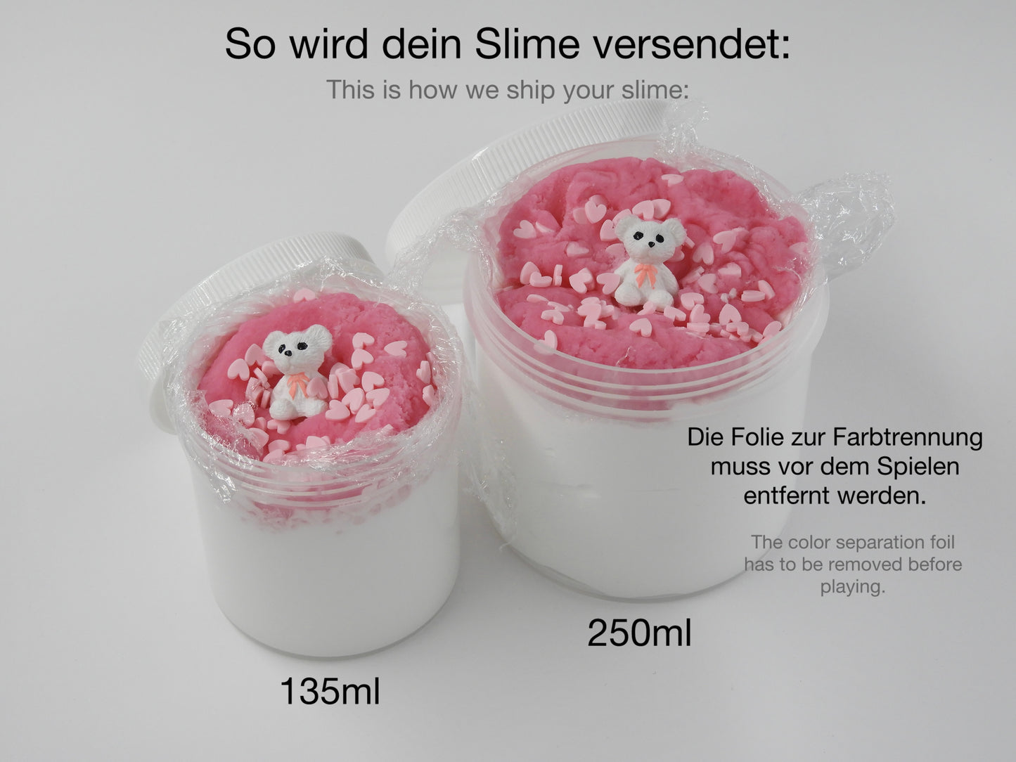 Slime "Rosy Teddy"