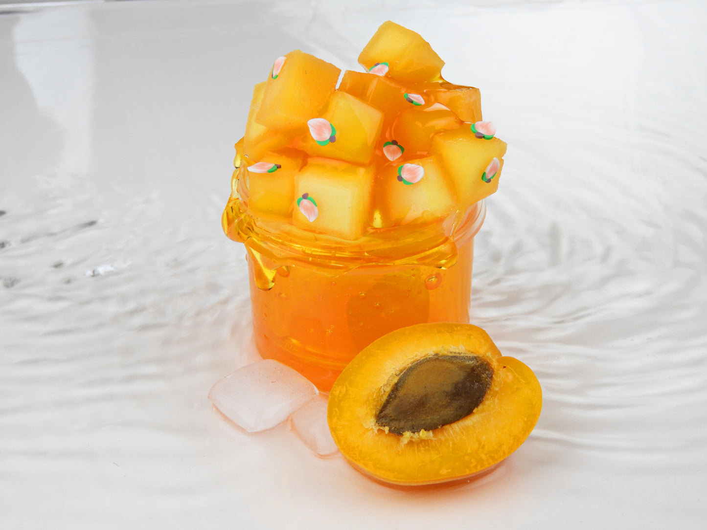 Slime "Peach Cubes"
